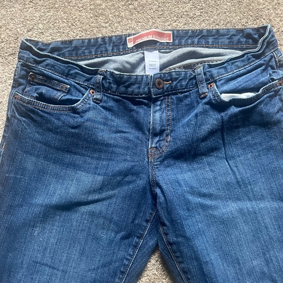 Gap jeans stretch size 12 long good condition - Picture 2 of 3